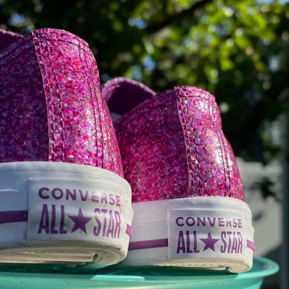 Sparkle Converse Chuck Taylor sneakers
